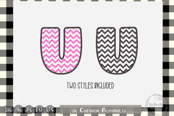 Chevron Alphabet: Bold Graphics for Crafts