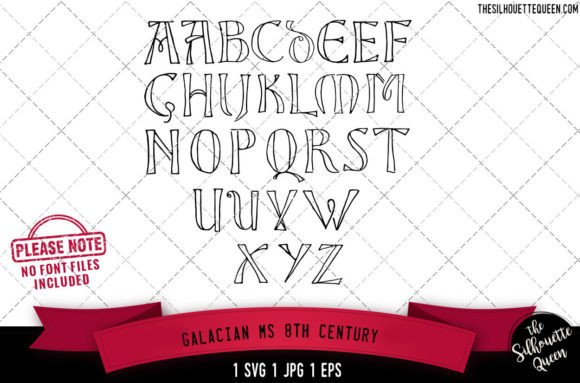 Galacian Ms 8th Century Graphics for Crafts