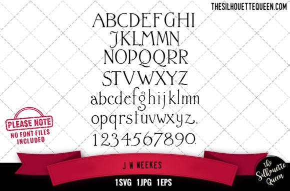 J.W.Weekes ABC Letters: Essential Graphics for Crafts