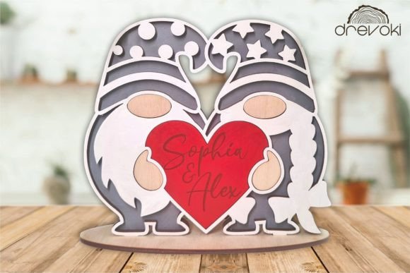 Laser Cutting Valentine S Day Gnome Stand SVG Review
