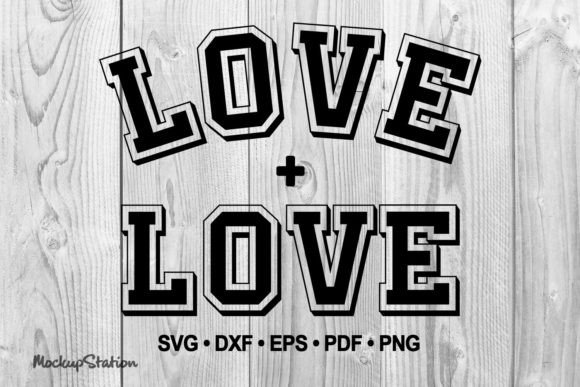 Love University Font: Graphics for Crafts & Brands