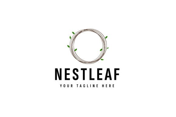 Nest Bird Logo Graphics for Handmade Logos