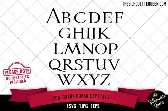 Pen-Drawn Roman Capitals: Graphics for Crafts