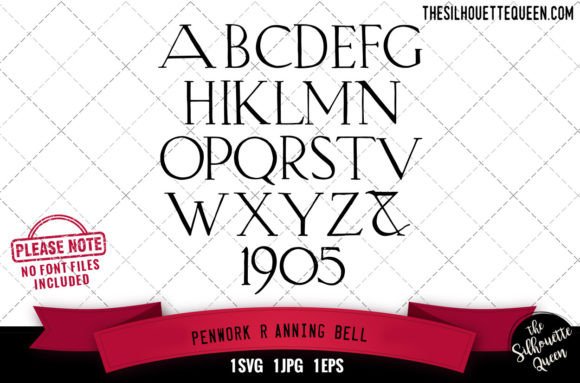 Penwork: R.Anning Bell Alphabets for Crafts & Graphics