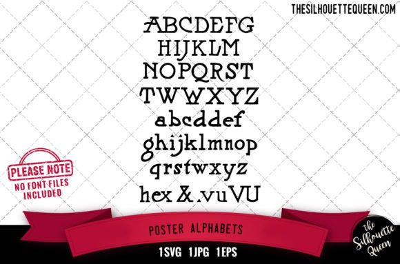 Poster Alphabets: Essential Graphics for Crafts & Blogs