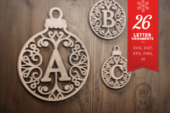 Review: Christmas Monograms for Laser Cutting