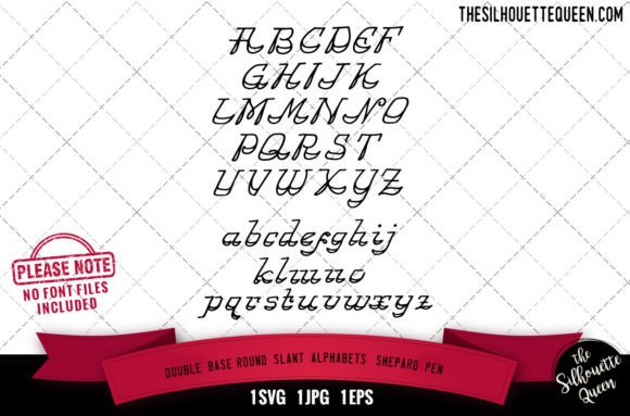 Round Slant Alphabets: Fresh Graphics for Crafts