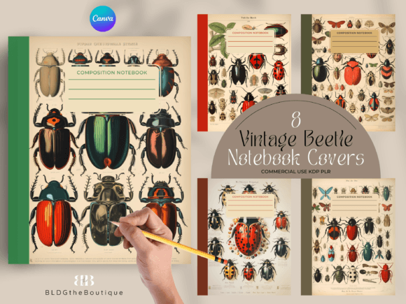Vintage Composition Notebook Covers KDP Review