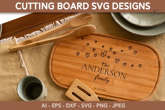 Wedding Kitchen Monogram Hearts: Graphics for Crafts